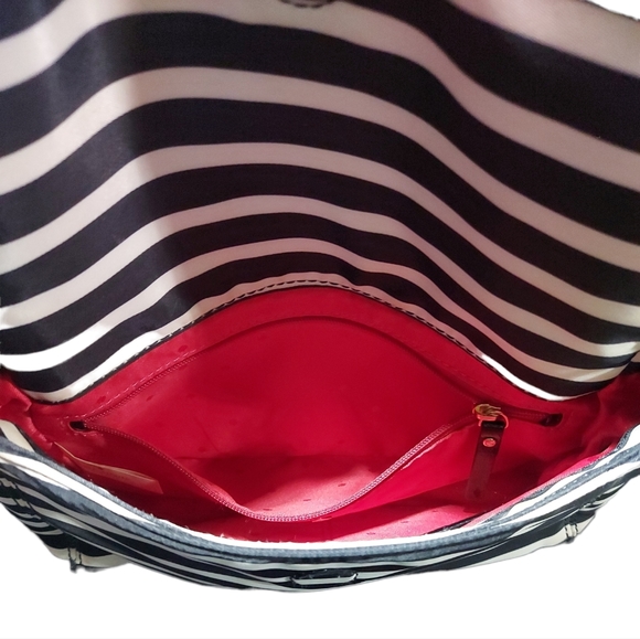 Vintage Kate Spade Striped Handbag - Picture 8 of 9
